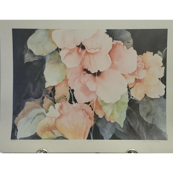 Vintage 1989 Patricia Machiorlete Floral Print 224/460 - Picture 1 of 4